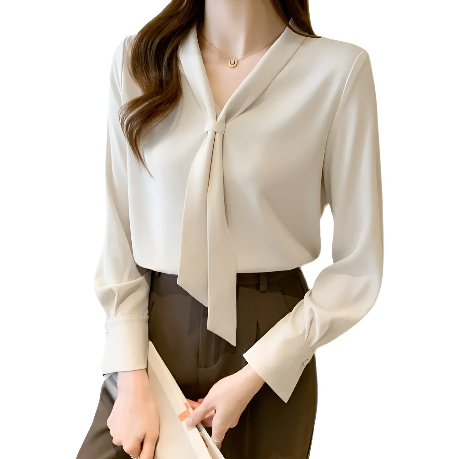 Camila – Elegante Dames V-Hals Blouse