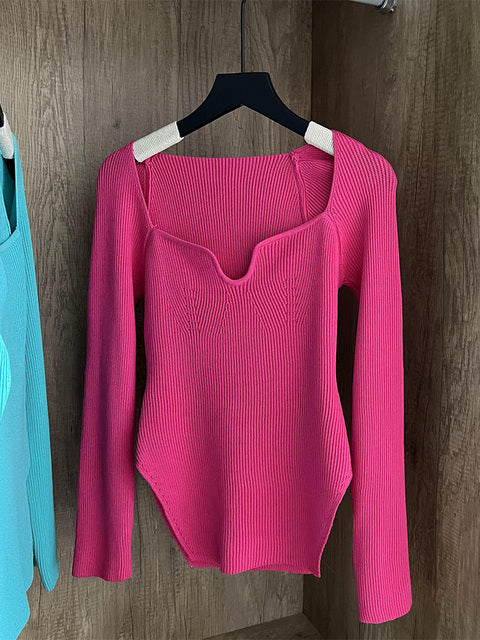 AvaRicci™ Gebreide Pullover met lange mouwen voor dames