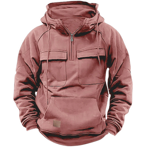 MarcoGalli Knusse Winter Zip-up Hoodie Voor Mannen