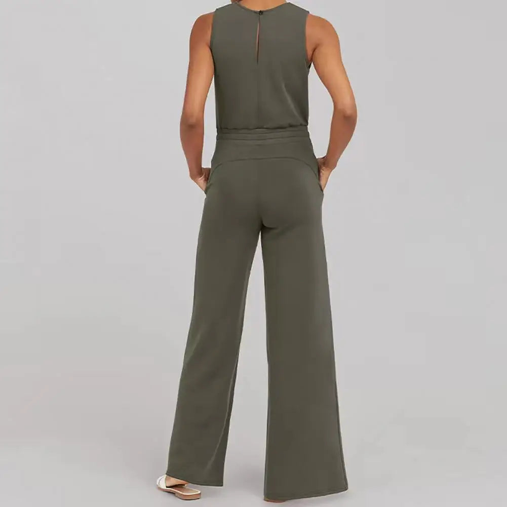 Leggero™ Mouwloze luxe dames jumpsuit