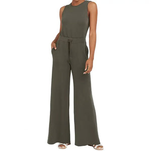 Leggero™ Mouwloze luxe dames jumpsuit