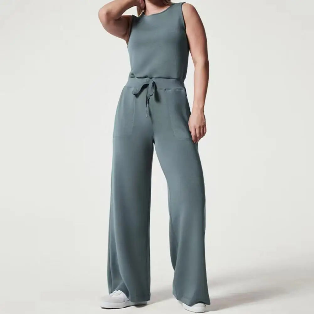 Leggero™ Mouwloze luxe dames jumpsuit