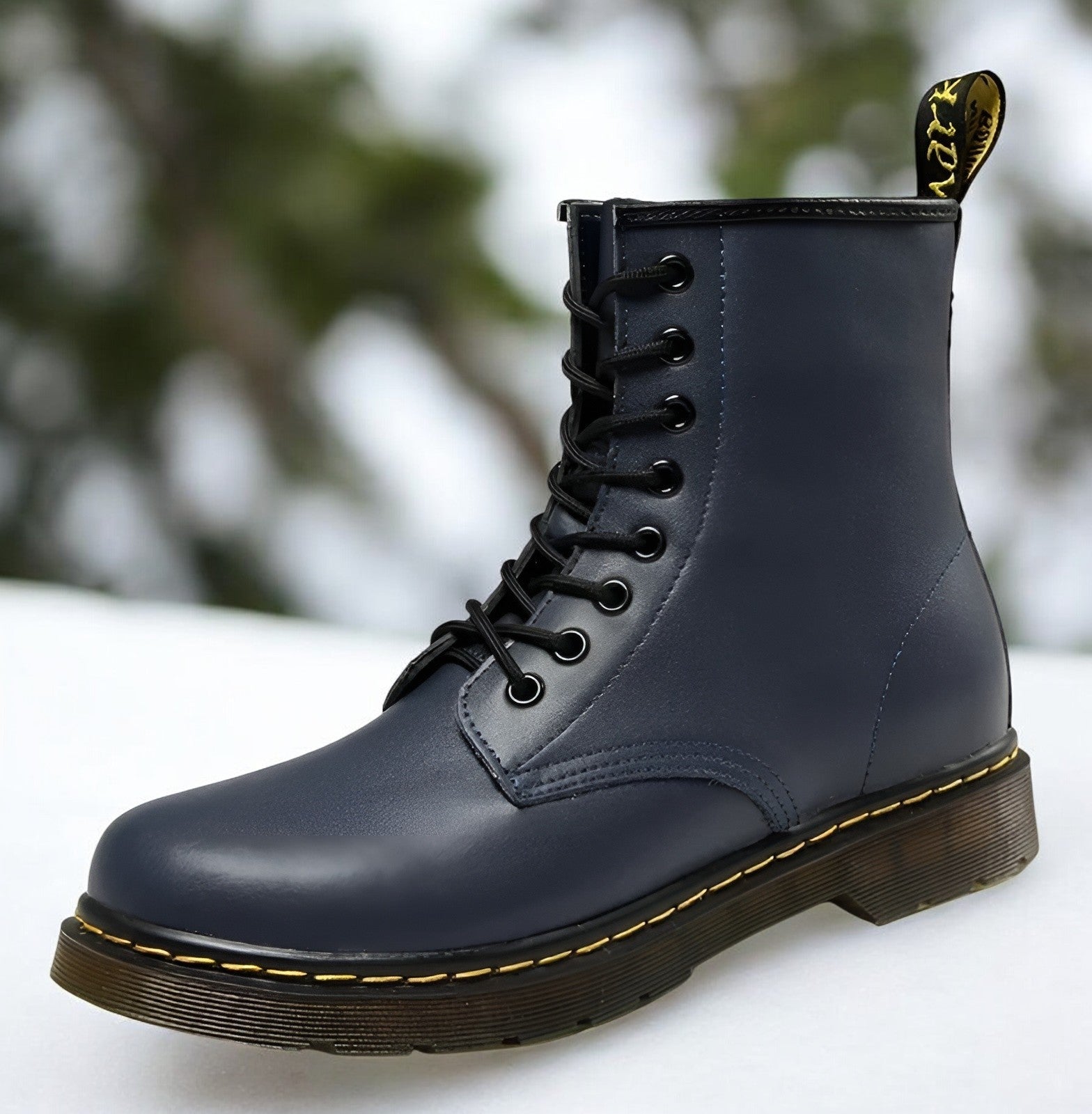 Luca – Unisex Veterschoenen van Eco-Leder