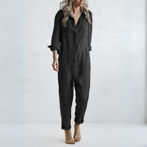 BiancaVivaldi Stijlvolle Jumpsuit Met Lange Mouwen Voor Vrouwen