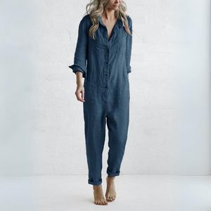 BiancaVivaldi Stijlvolle Jumpsuit Met Lange Mouwen Voor Vrouwen