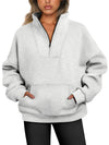 CozyAura™ Half-Zip Pullover Fleece Sweatshirt