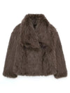 Giovanni Lupo Faux fur jas voor dames