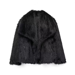 Giovanni Lupo Faux fur jas voor dames