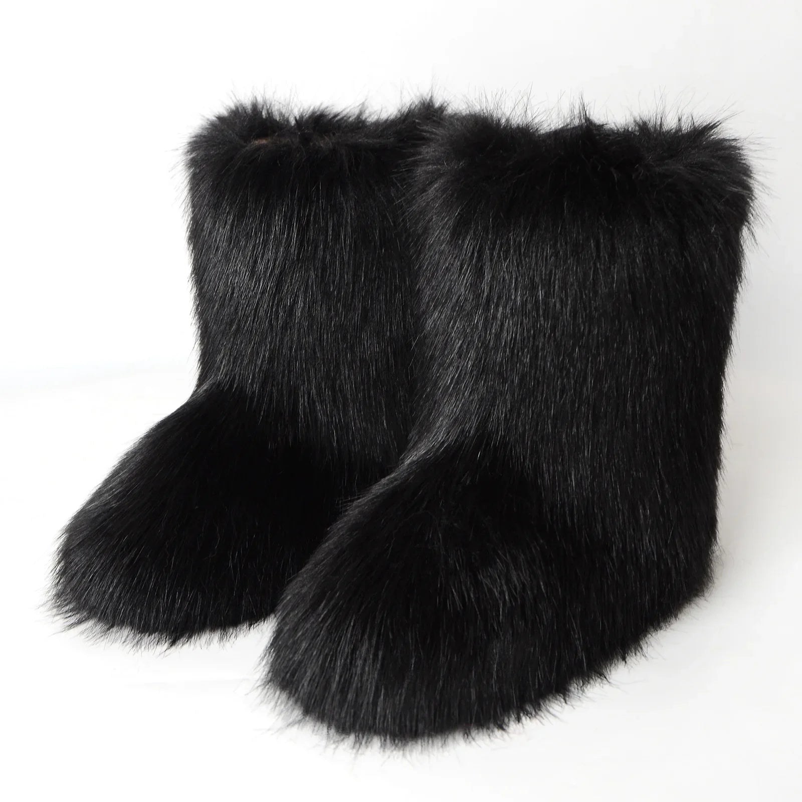 FluffySlipBoots Pluizige Vegan Cozy Dames Laarzen