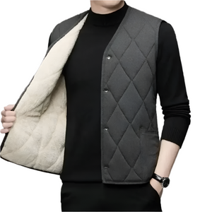 Lorenzo – Heren Warme Fleece Gilet met Relaxte Pasvorm