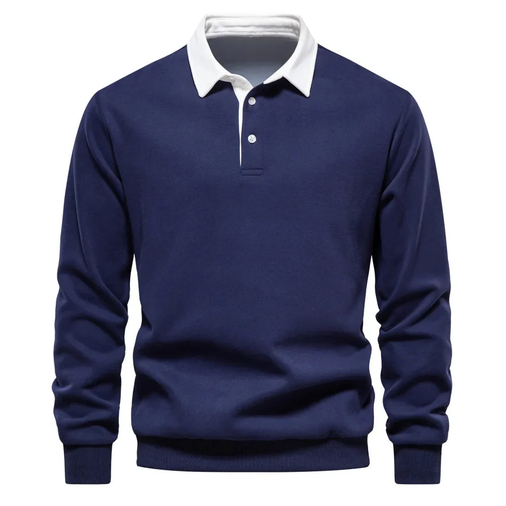 DarioMoretti Polo Hals Sweatshirt