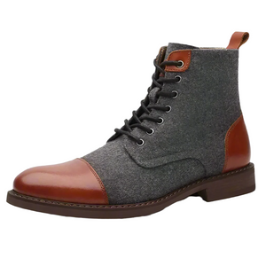 Lucien – Leren Patchwork Boots voor Heren