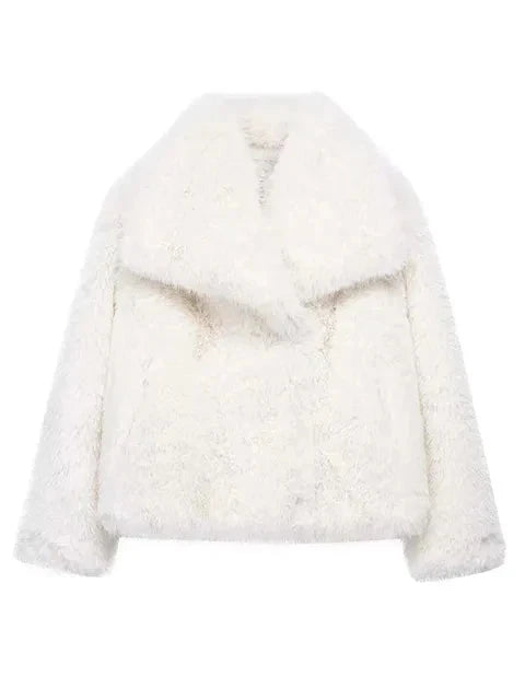 Giovanni Lupo Faux fur jas voor dames