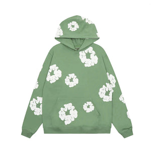 ModaDenim - Viral denim unisex bloemen hoodie