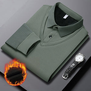 MatteoRica™ Heren Gebreid Manchet Shirt