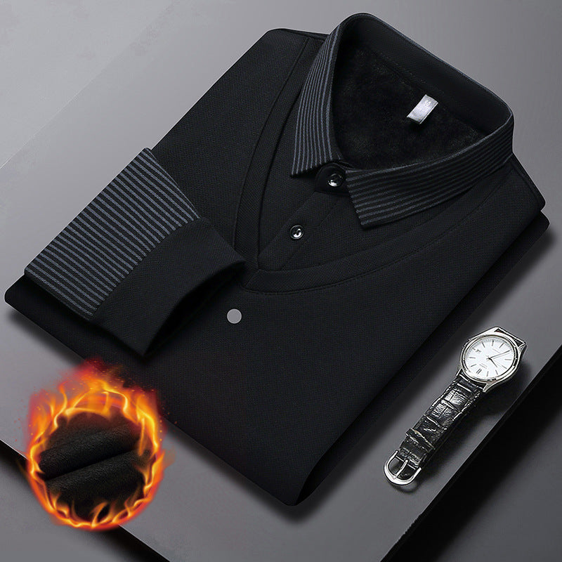 MatteoRica™ Heren Gebreid Manchet Shirt