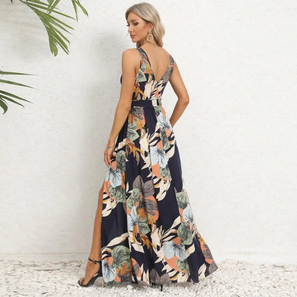 AntonioCaputo Bloemen Maxi Jurk