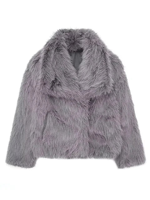 Giovanni Lupo Faux fur jas voor dames