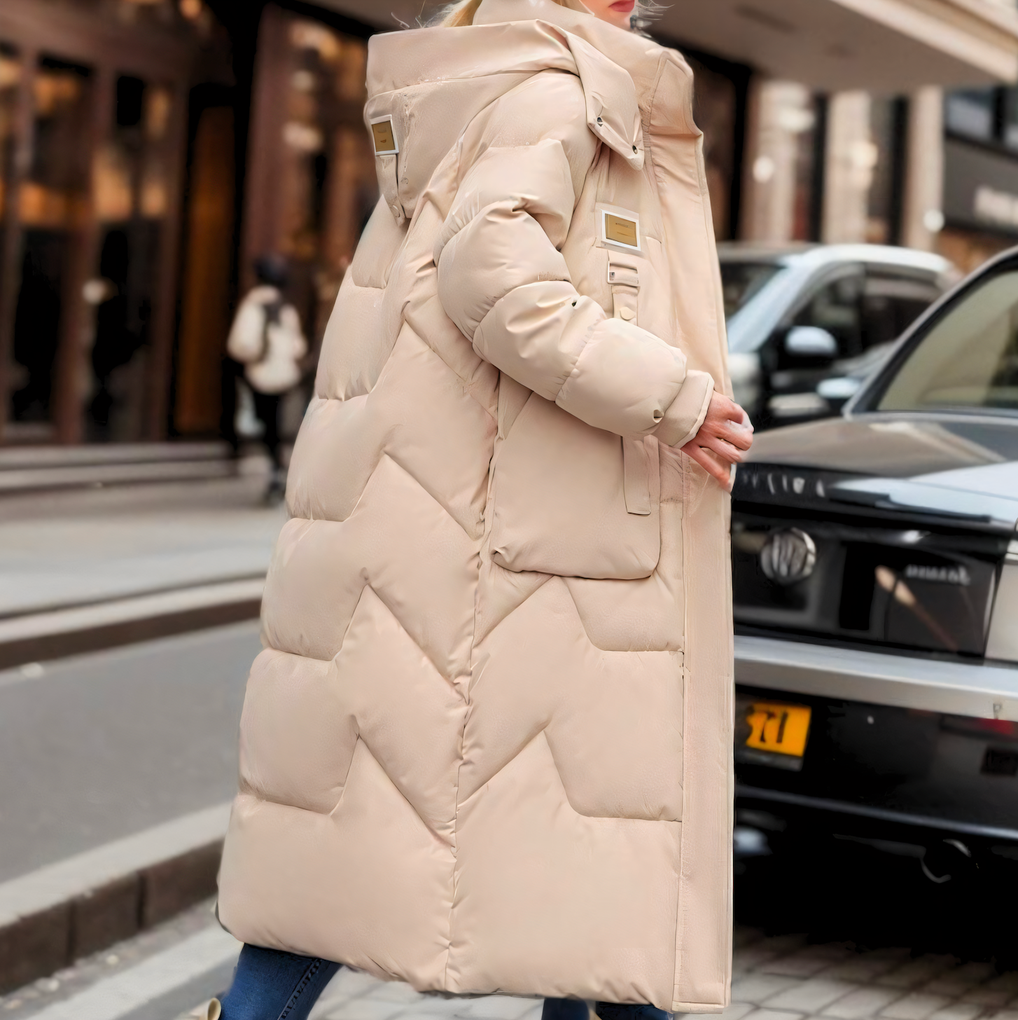 Ariani Celestina - Stijlvolle lange waterdichte dames puffer winterjas