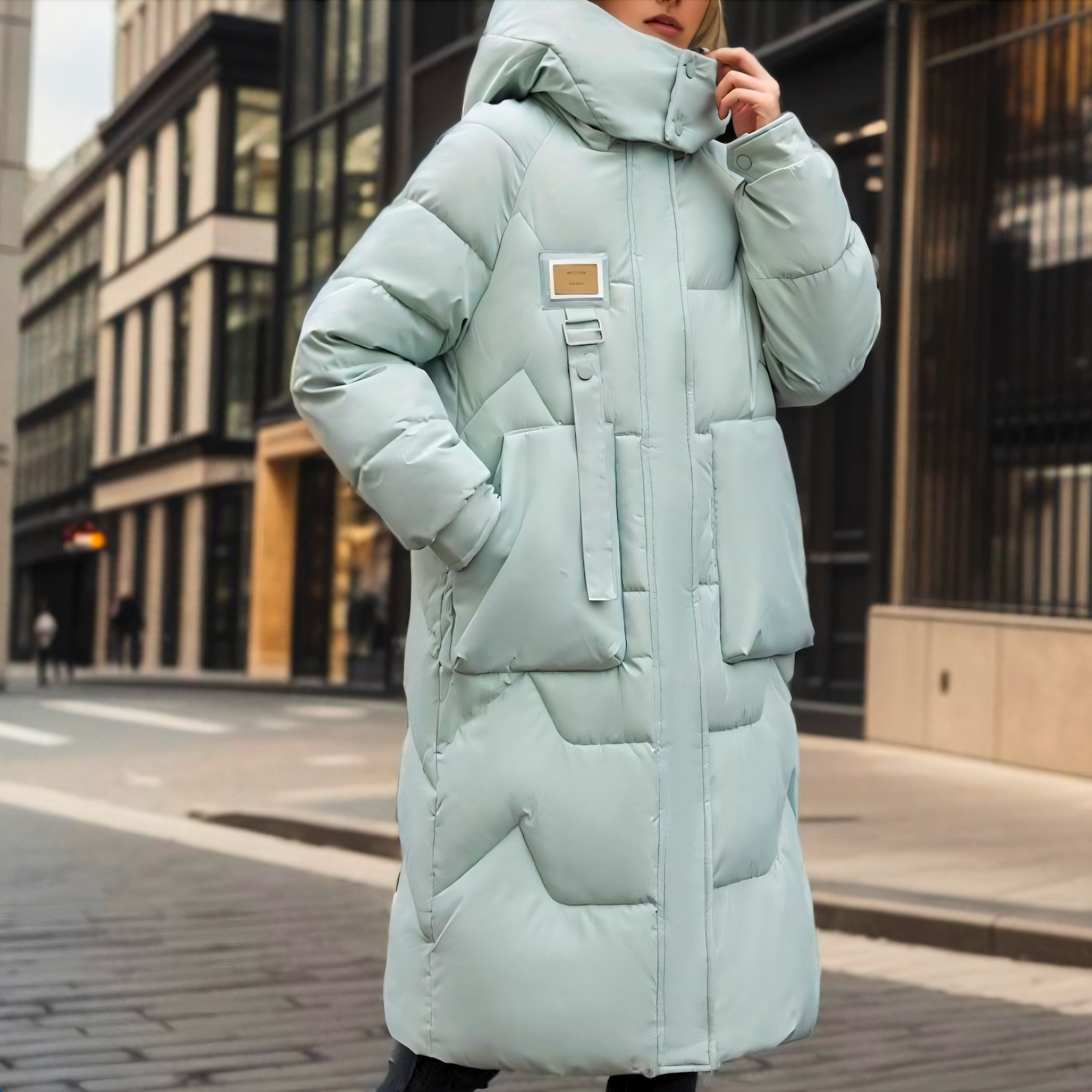 Ariani Celestina - Stijlvolle lange waterdichte dames puffer winterjas