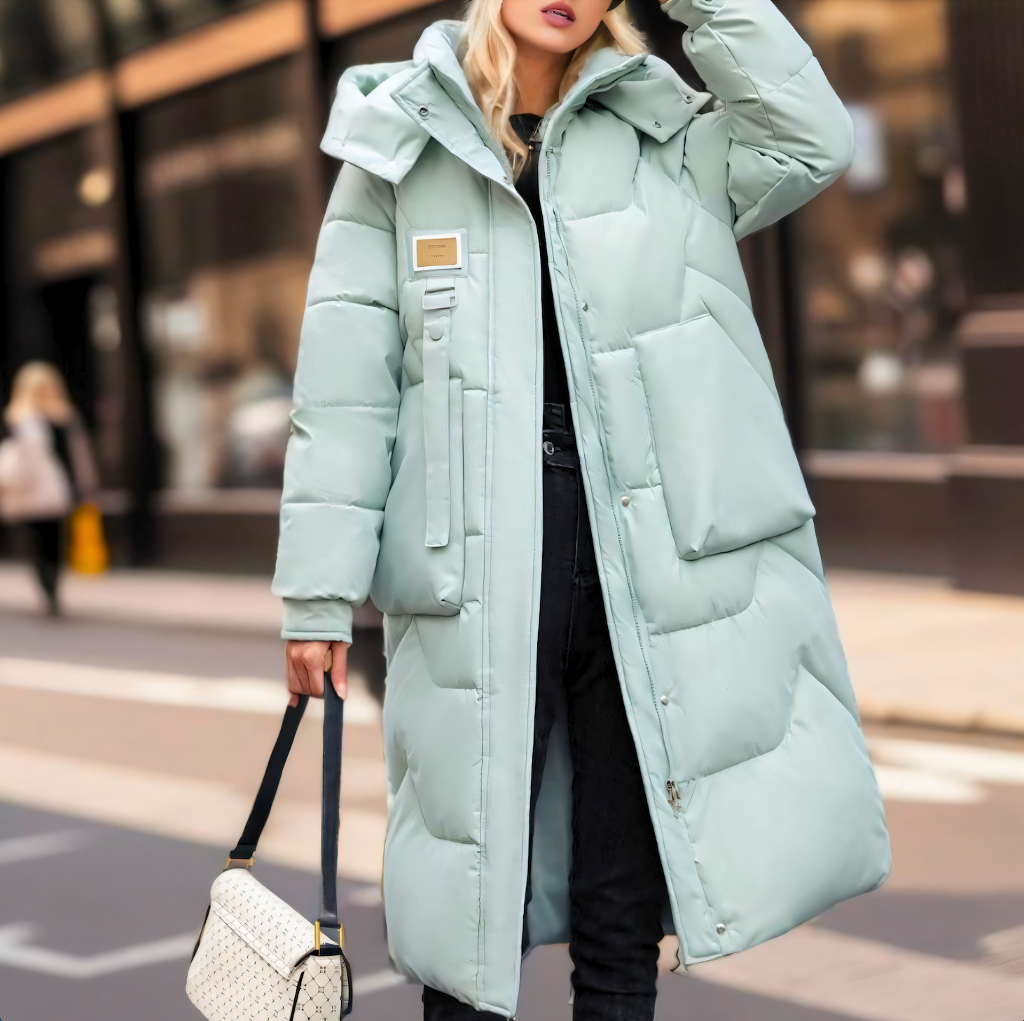 Ariani Celestina - Stijlvolle lange waterdichte dames puffer winterjas