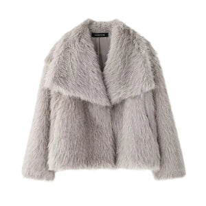 Giovanni Lupo Faux fur jas voor dames