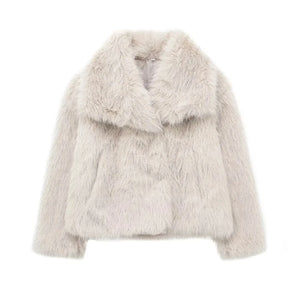 Giovanni Lupo Faux fur jas voor dames