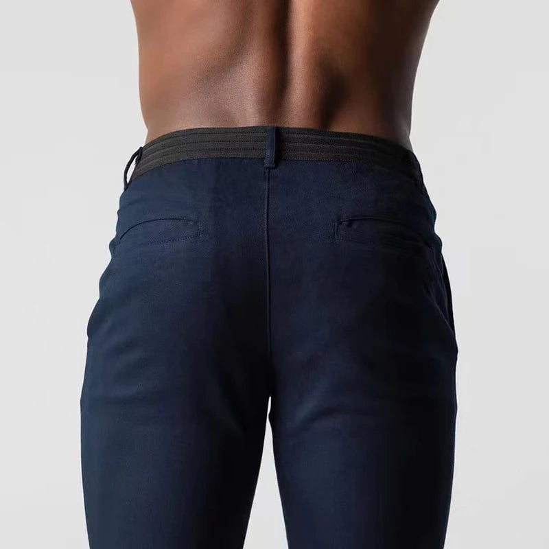 PaoloCosta Heren Actieve Stretch Broek