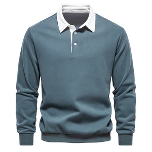 DarioMoretti Polo Hals Sweatshirt