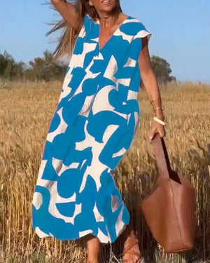 BellaModa™ Jurk met print