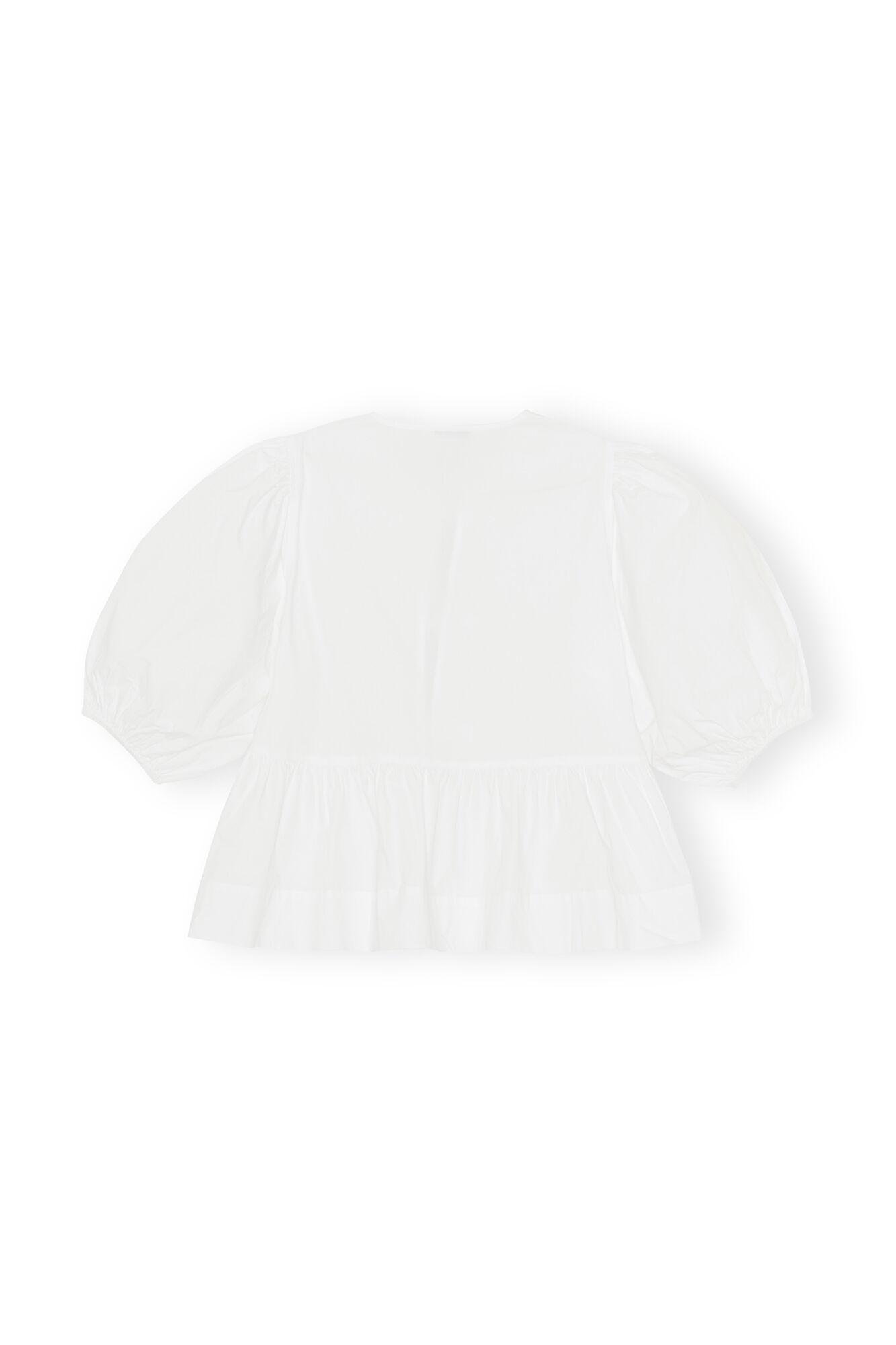 Amélie – Puff-Sleeve Dames Blouse met Strikdetail