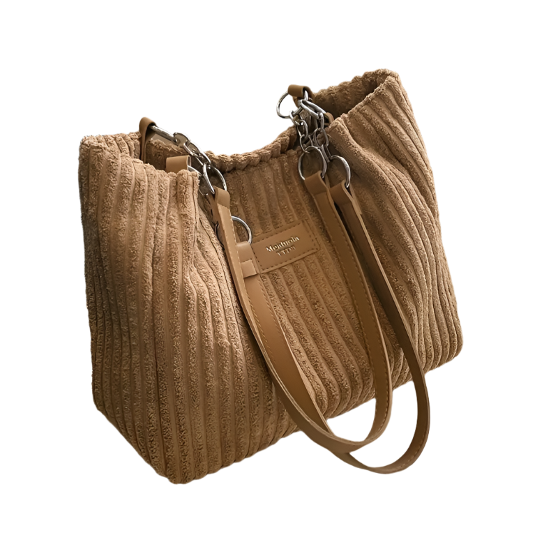 Julia – Corduroy Dames Tote Tas