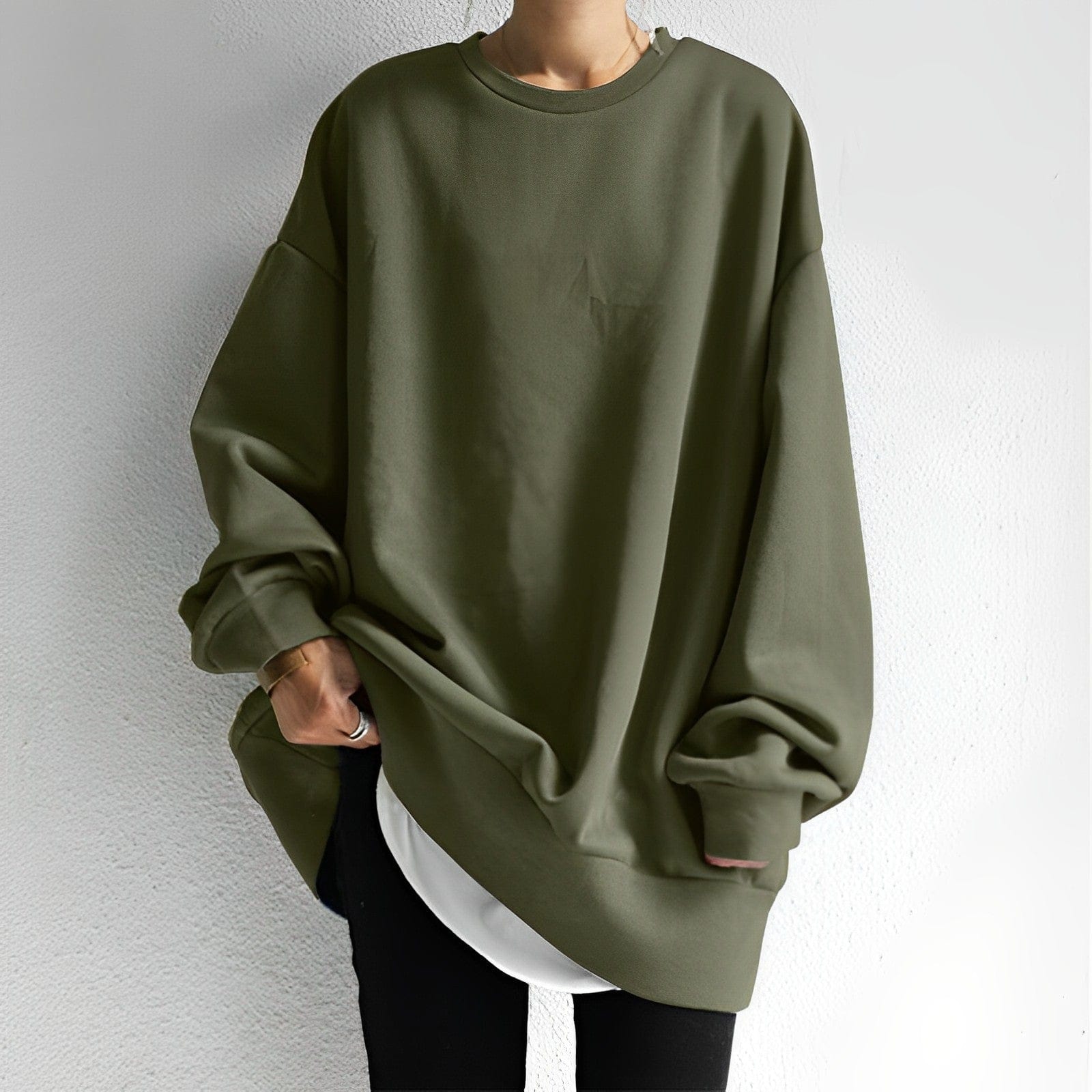 CarlaStile Pullover Oversized Voor Vrouwen